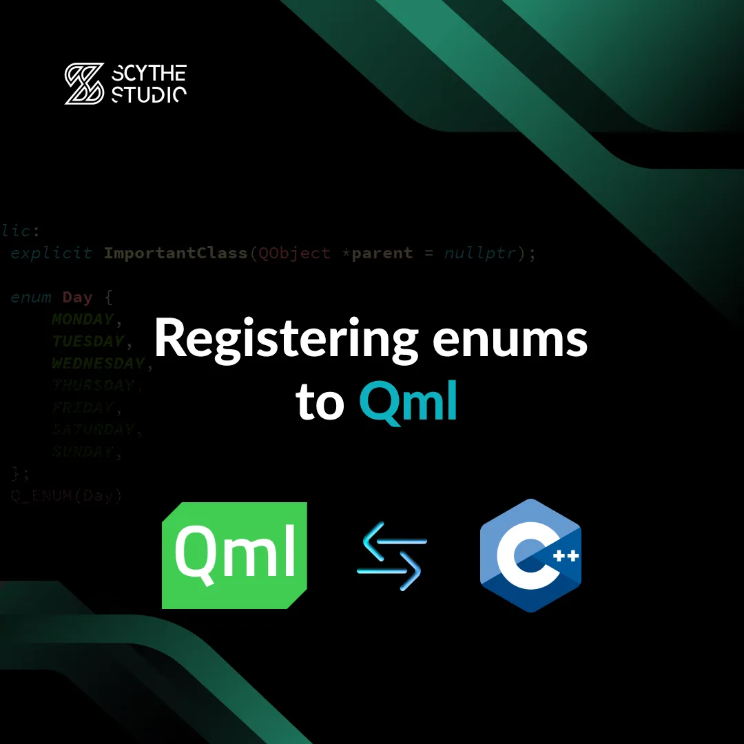 How to integrate C++ and Qml? Registering Enums